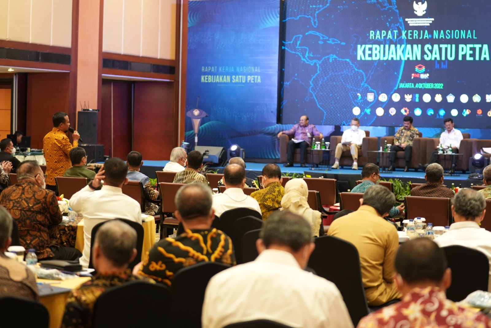 Di Hadapan para Menteri Kabinet Indonesia Maju, Andi Sudirman Sampaikan Upaya Menurunkan Permasalahan Tumpang Tindih Pemanfaatan Lahan